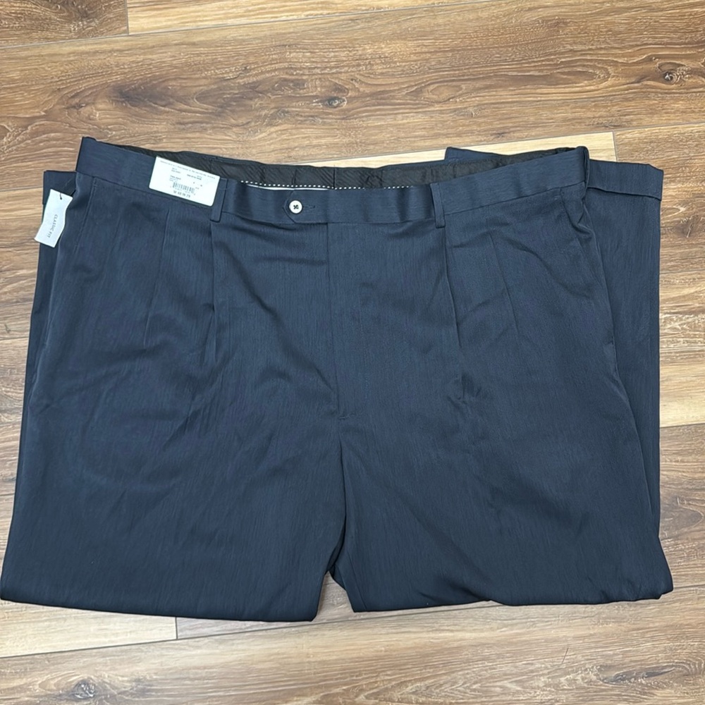 Stafford classic fit dress trousers.